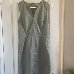 H&M Sage Green Shift Dress